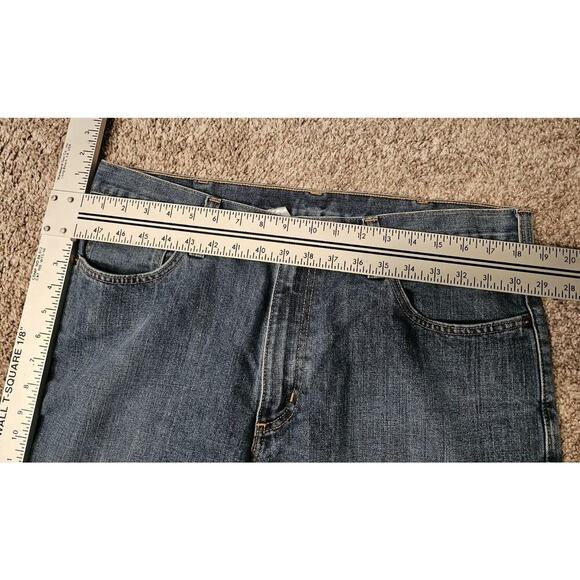 Carhartt Relaxed Fit Mens Dark Wash Denim Jeans Size 36x32 - Picture 5 of 8